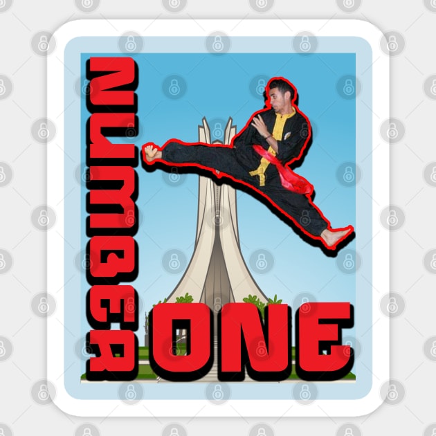 funny number one martial arts sports collection Sticker by yacineshop